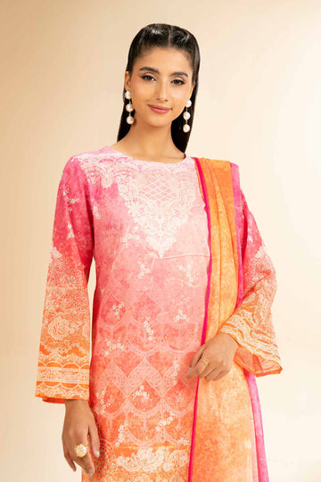 Nishat Linen 3 Piece - Digital Printed Suit - 42501200 Online Shopping
